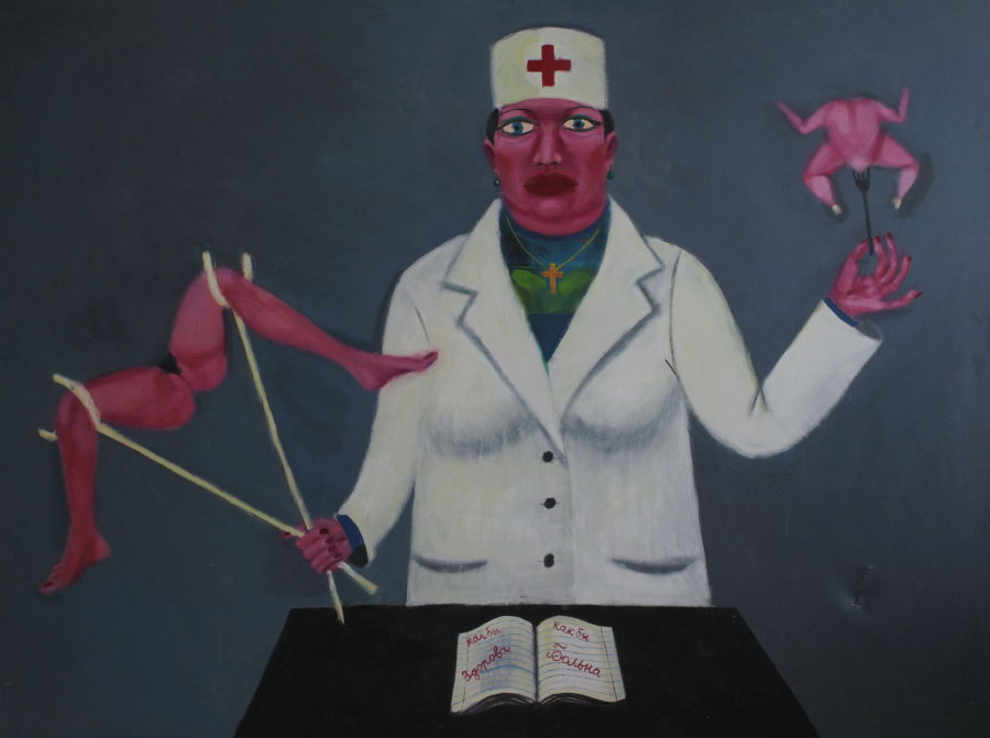 Expressionism Oil painting Health by Inna Khasileva