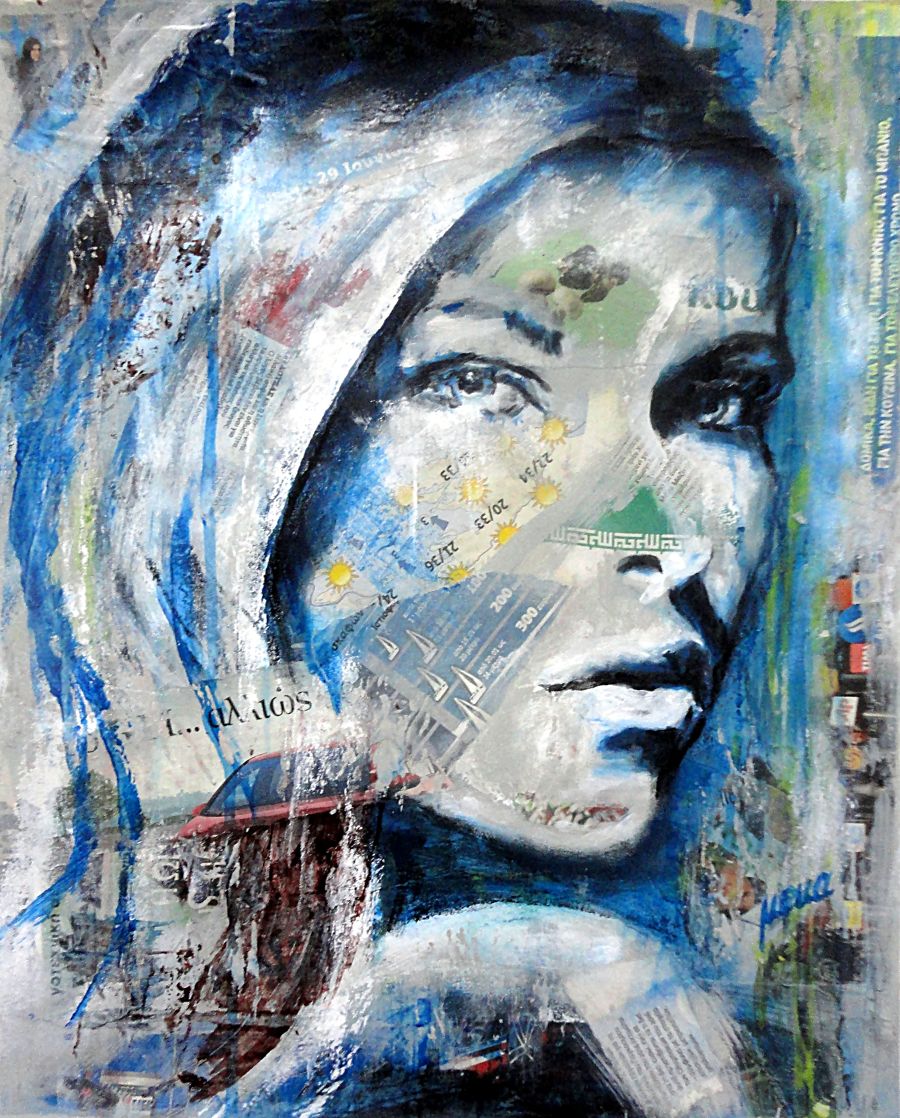 Modern Enamel painting Someone Like You by Nena Stojanovic