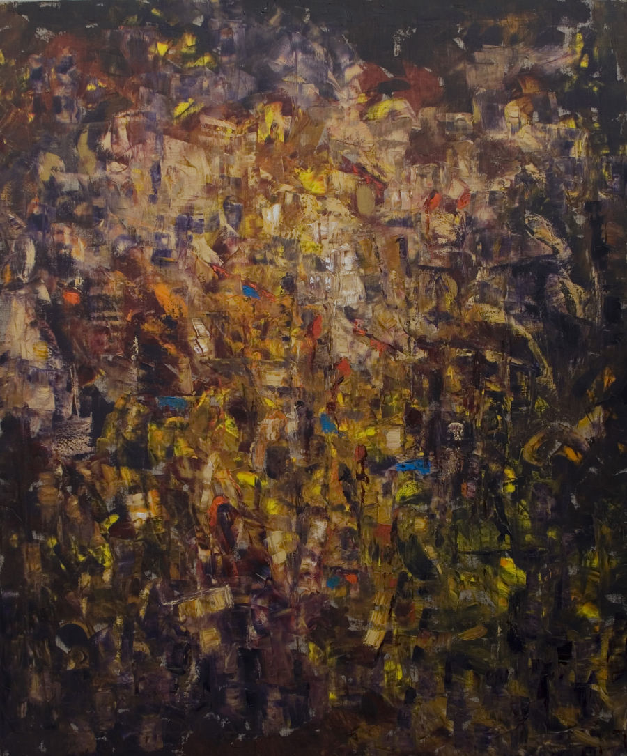 абст. экспрессионизм масло живопись Synthesis III от Auke Mulder
