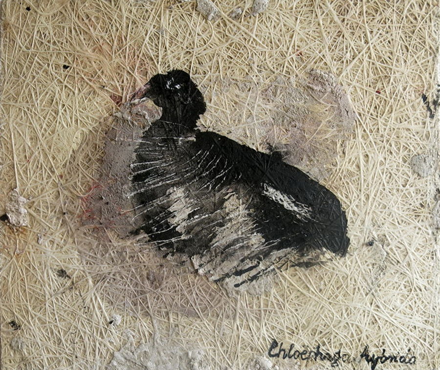 экспрессионизм чернила живопись La caranca - Patagonia Found Art. от Ewa Okolowicz