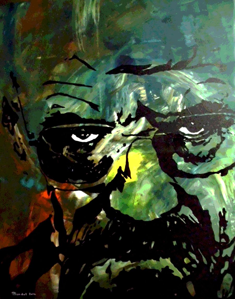 Expressionism Acrylic painting BR-BA by Philippe Mendel