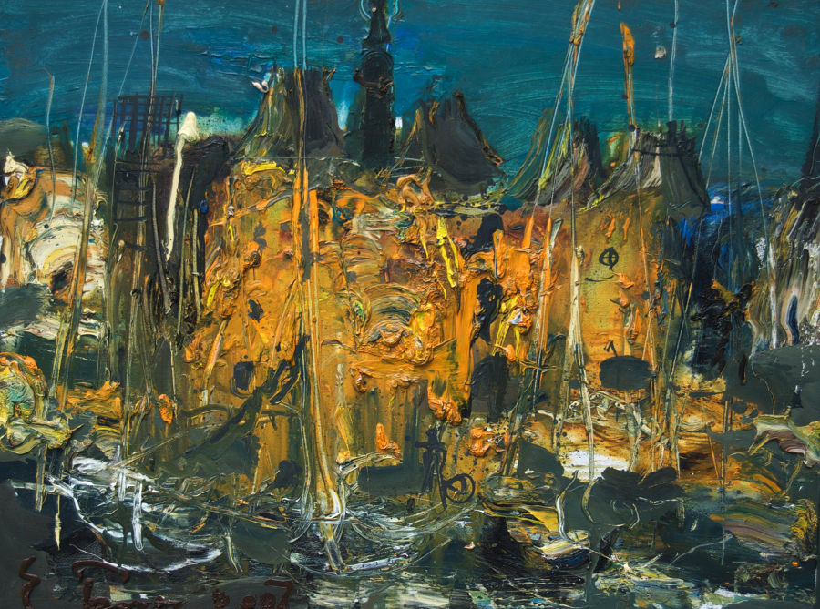 абст. экспрессионизм акрил живопись Barcelona от Eduard Belsky