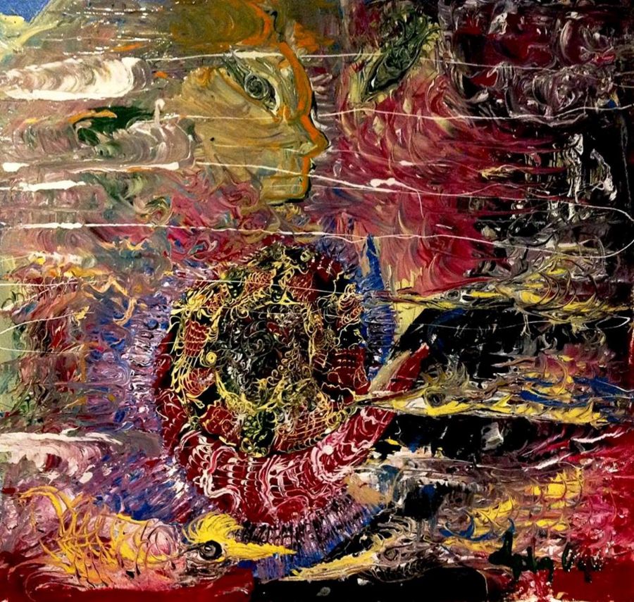 абстракция масло живопись Bended Destiny от Aydan Ugur Unal