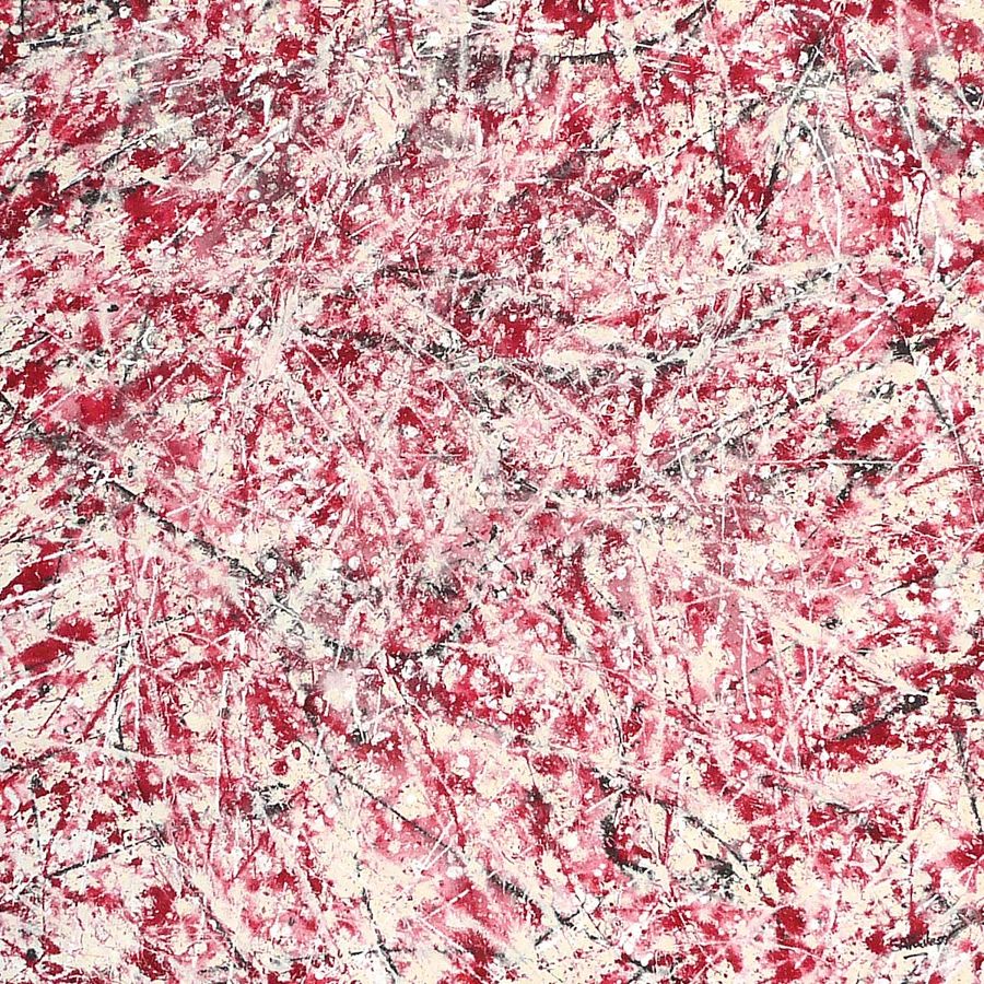 абстракция акрил живопись Raspberry Ripple - medium portion от Simon Fairless