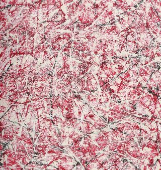 Abstract  artwork Raspberry Ripple - large portion by Simon Fairless