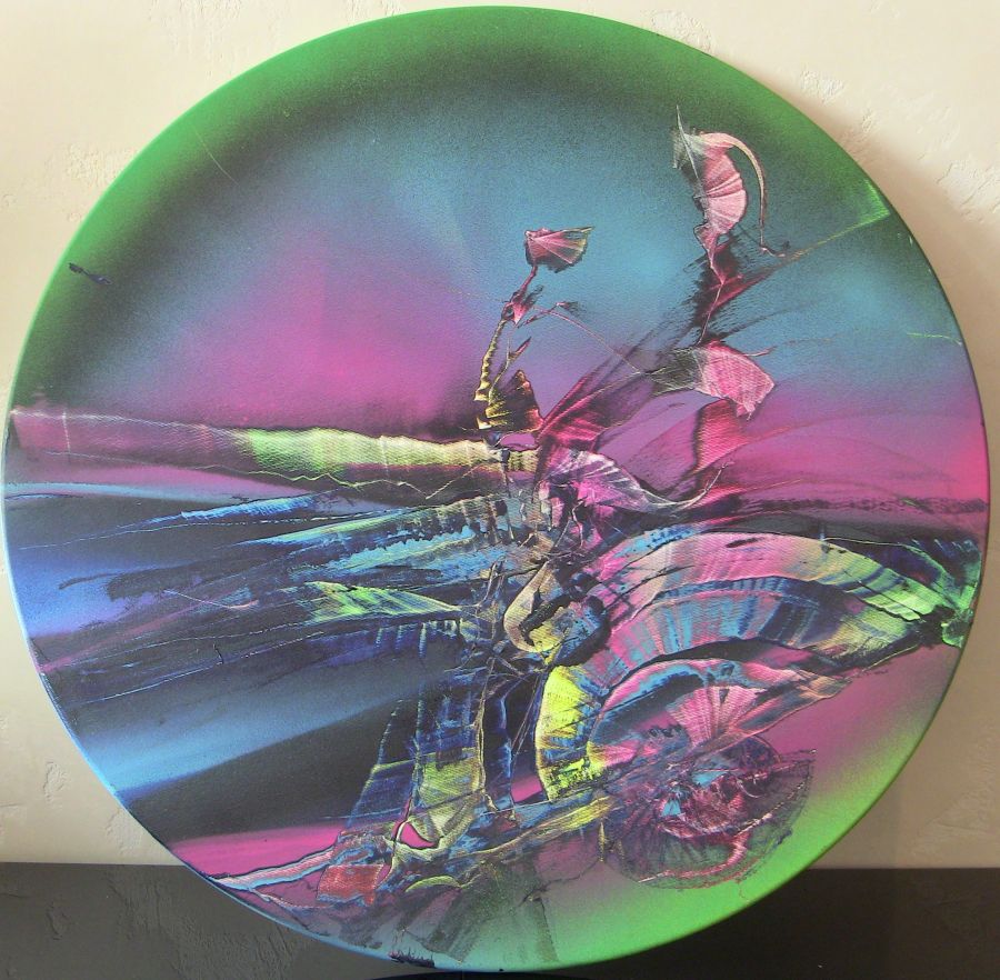 абстракция аэрозольная краска живопись Samurai от Denysenko Maksym