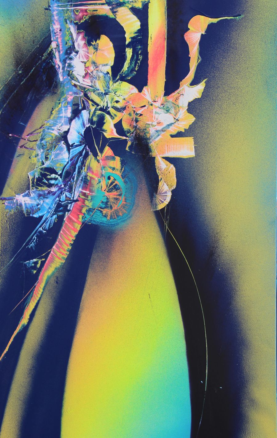 абстракция аэрозольная краска живопись women warrior от Denysenko Maksym