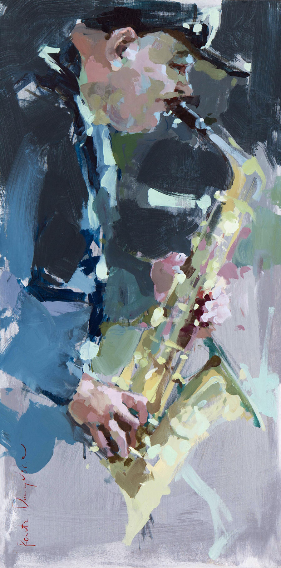 экспрессионизм акрил живопись Jazz от Renata Domagalska