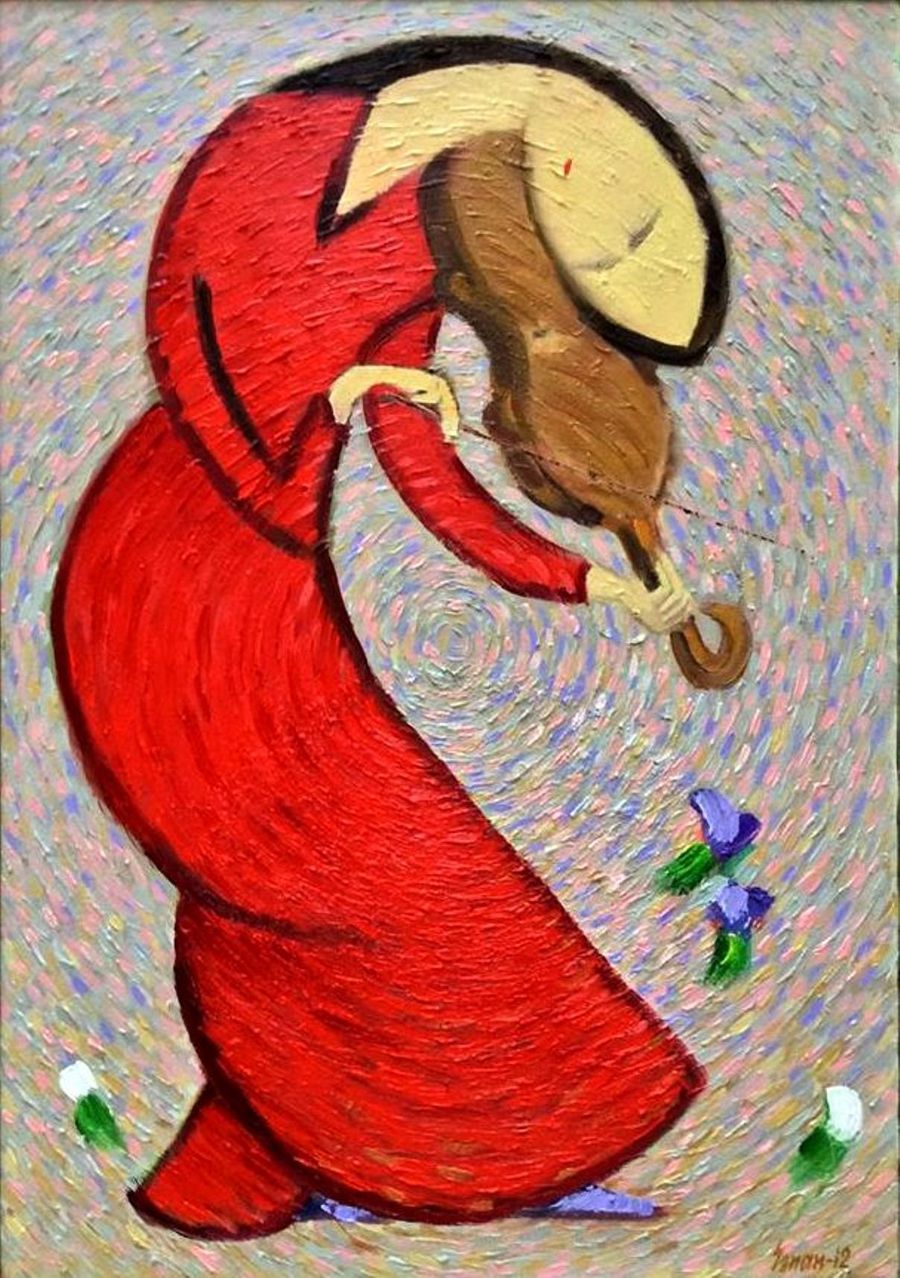 Восточный масло живопись The Violinist от Sanan Samedov Восточный масло живопись The Violinist от Sanan Samedov