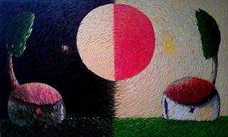 Eastern  artwork Day and Night by Sanan Samedov