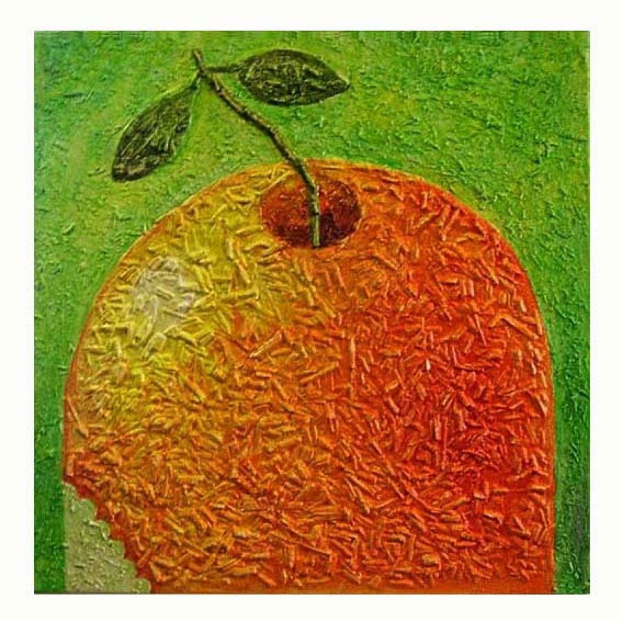 Pop Art Mixed Media painting Forbidden Fruit by agektor